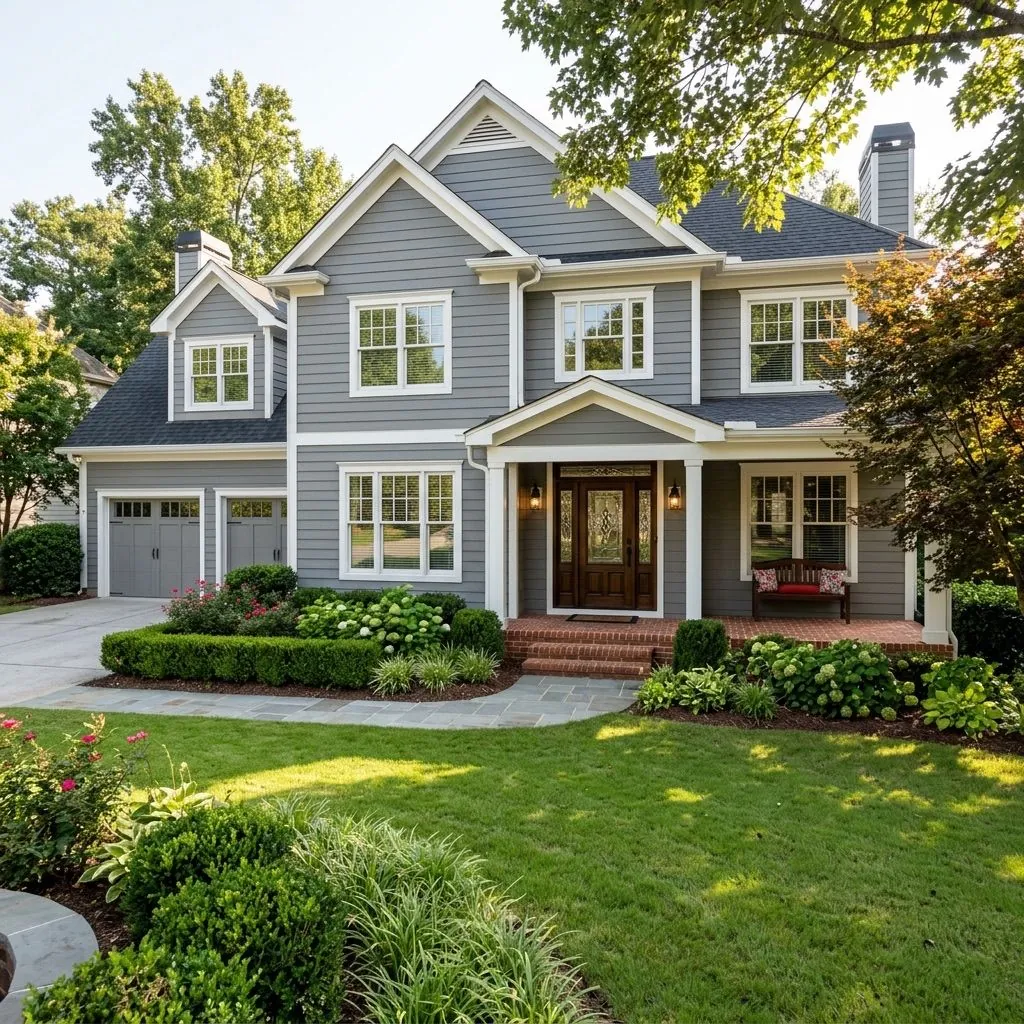 Premium exterior door installation on a North Atlanta home by Siding Depot