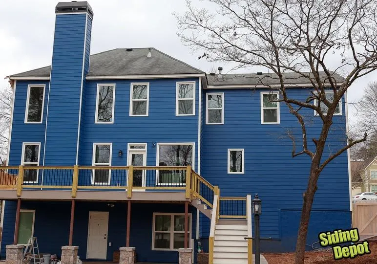Georgia home exterior evaluated for storm and hail damage for an insurance claim